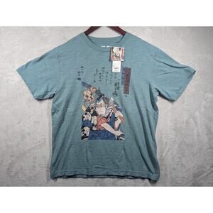 NWT Uniqlo Ukiyo-E Kuniyoshi Museum of Fine Arts Boston Samurai MEDIUM T-Shirt